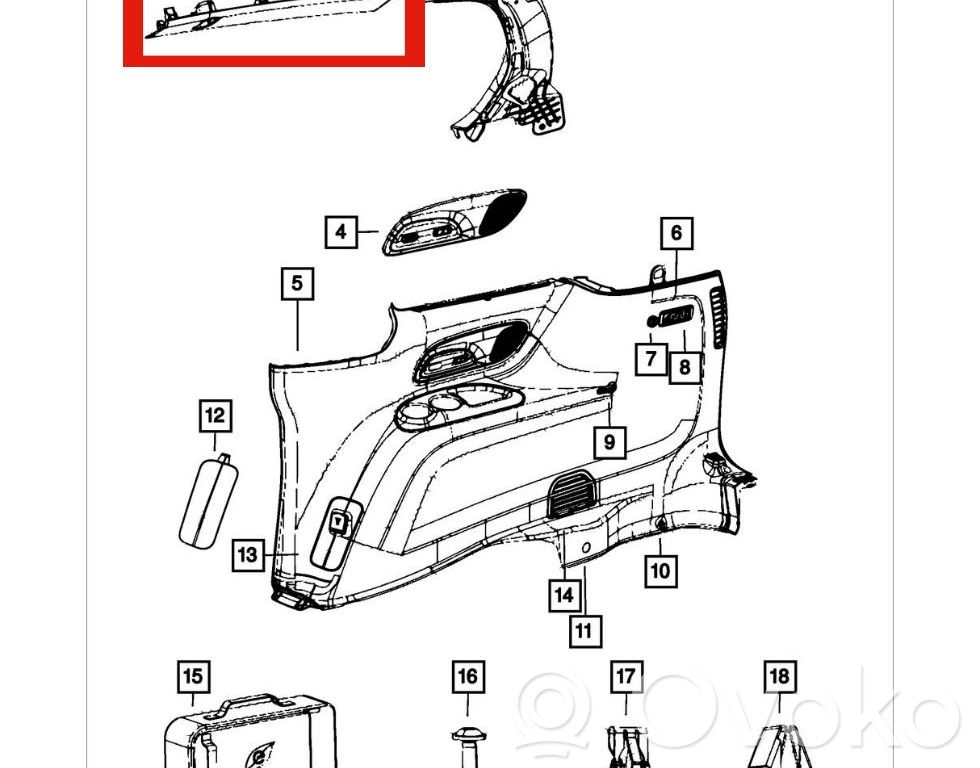 Chrysler Pacifica Other interior part 