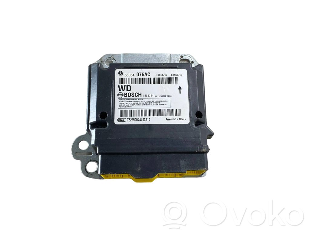 Airbag control unit/module   56054076AC,0285012574