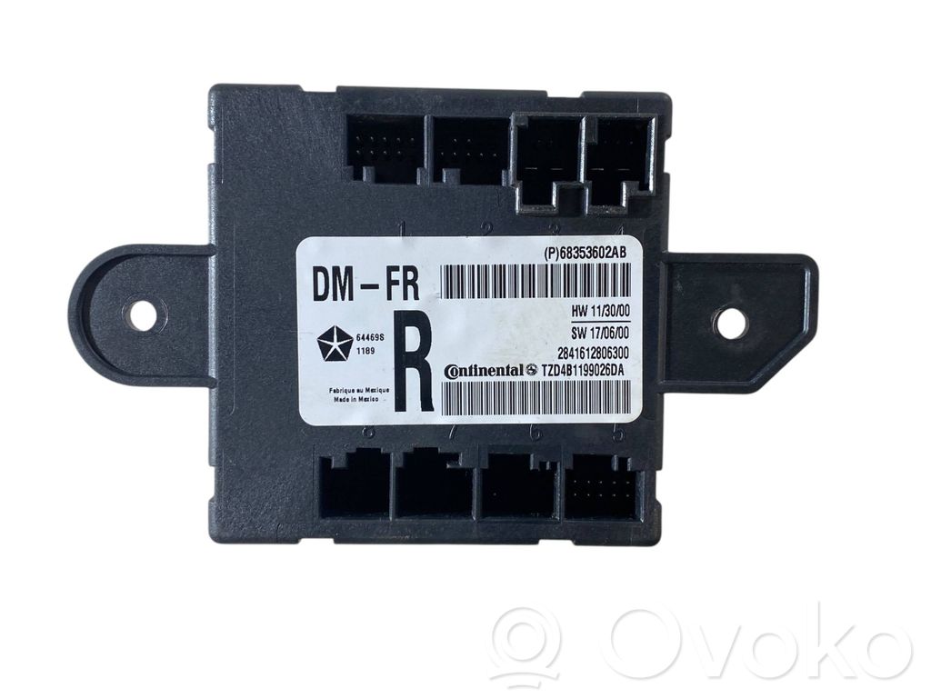 Door control unit/module   68353602AB,2841612806300,TZ4BB1199026DA
