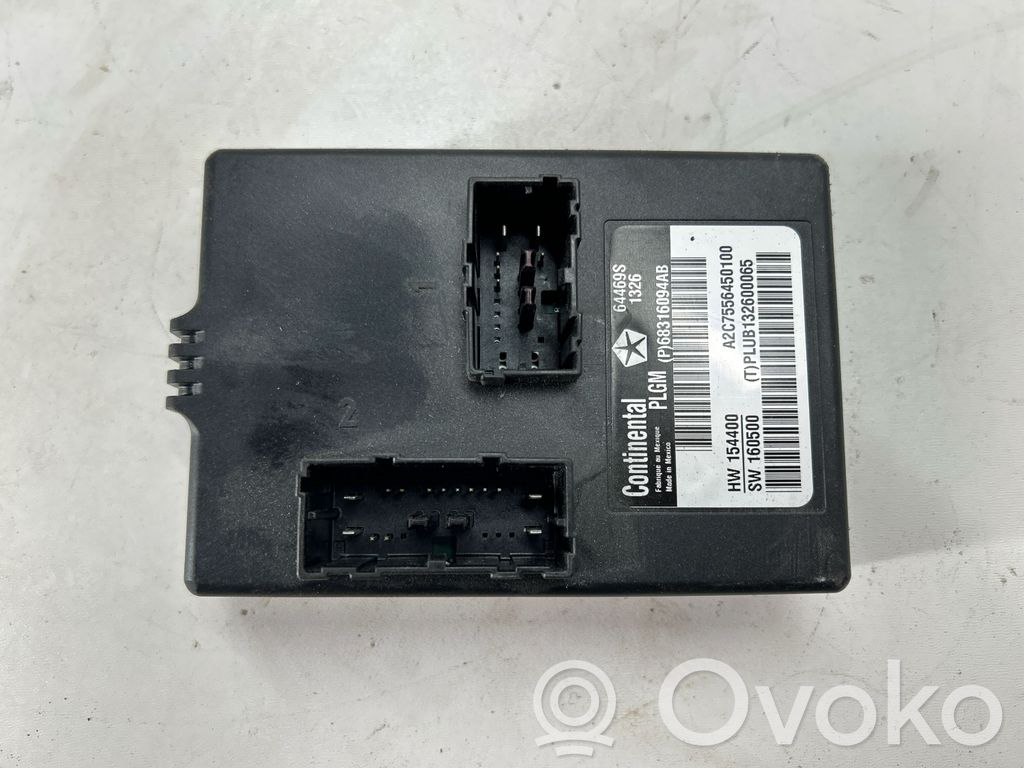 Chrysler Pacifica Tailgate/trunk control unit/module 