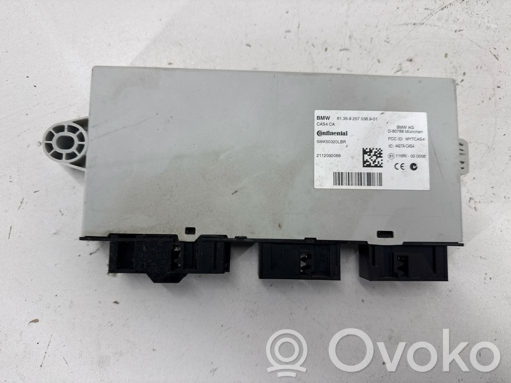 BMW 6 F12 F13 Moduł / Sterownik CAS 