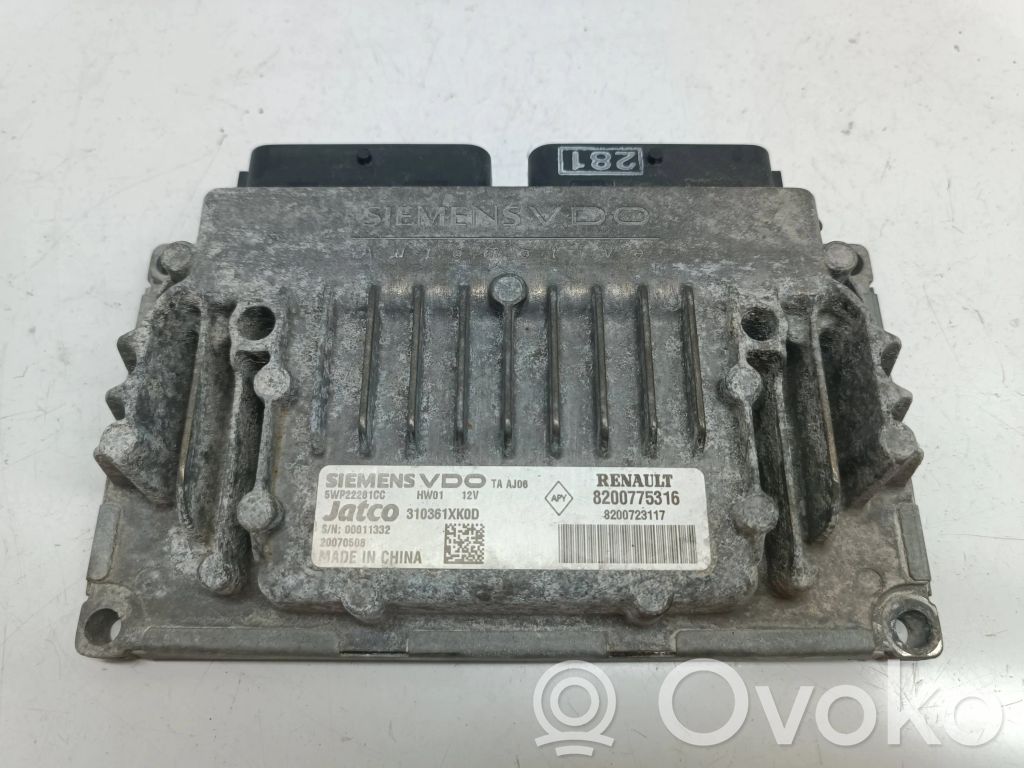Gearbox control unit/module   8200775316,8200723117,5WP22281CC,310361XK0D