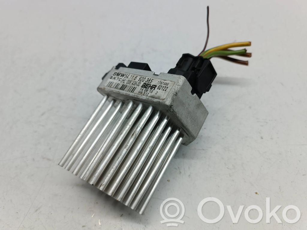 BMW 3 E46 Motor aerotermă/rezistor ventilator 