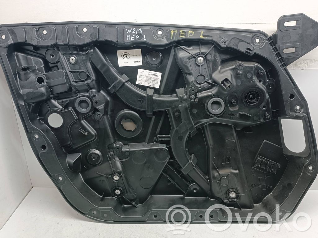 Mercedes-Benz E W213 Fensterhebermechanismus ohne Motor Tür vorne 