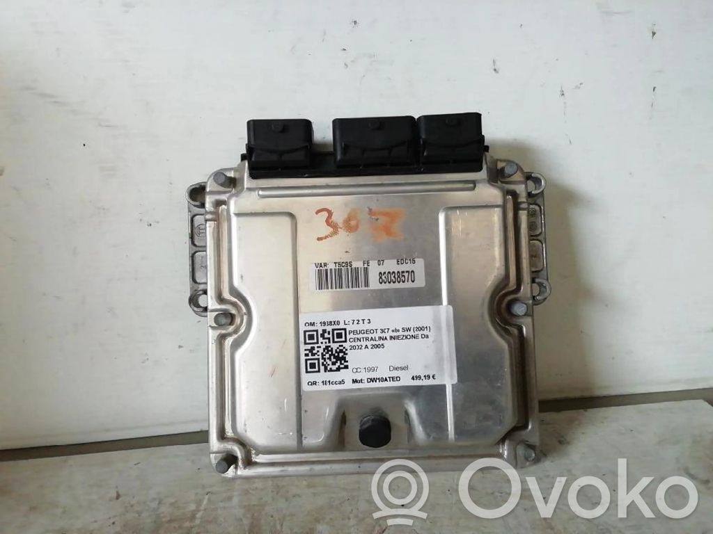 Peugeot 307 Engine control unit/module 