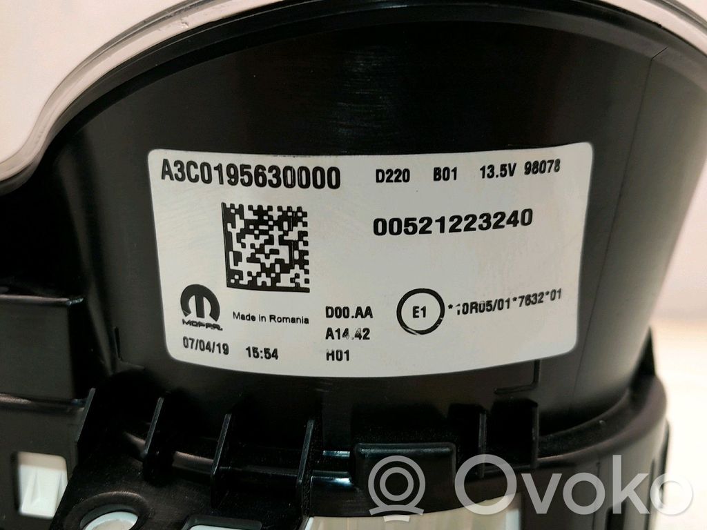Fiat Tipo Vitezometru (grup de instrumente) 