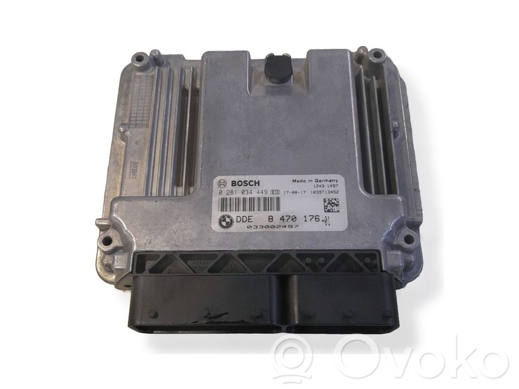 BMW 3 F30 F35 F31 Unitate/modul de control motor 