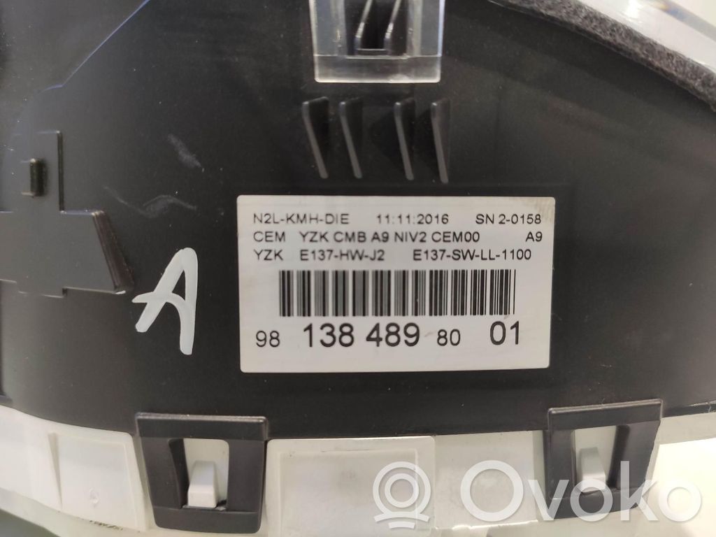 Peugeot 2008 I Tachimetro (quadro strumenti)