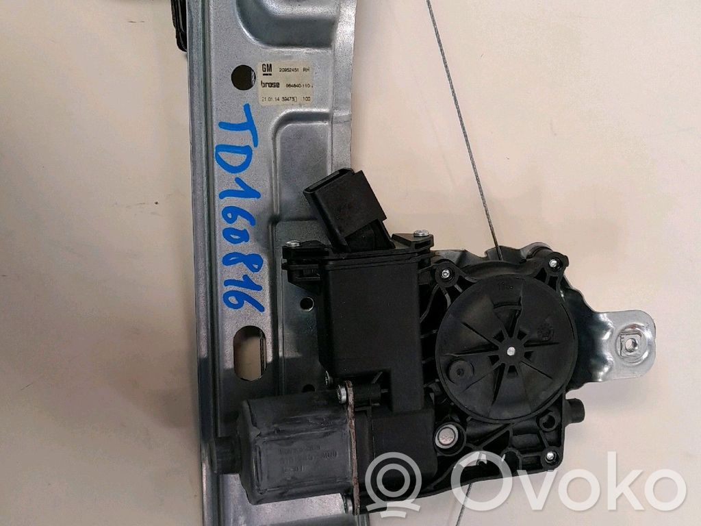 Opel Insignia A Elektryczny podnośnik szyby drzwi przednich 