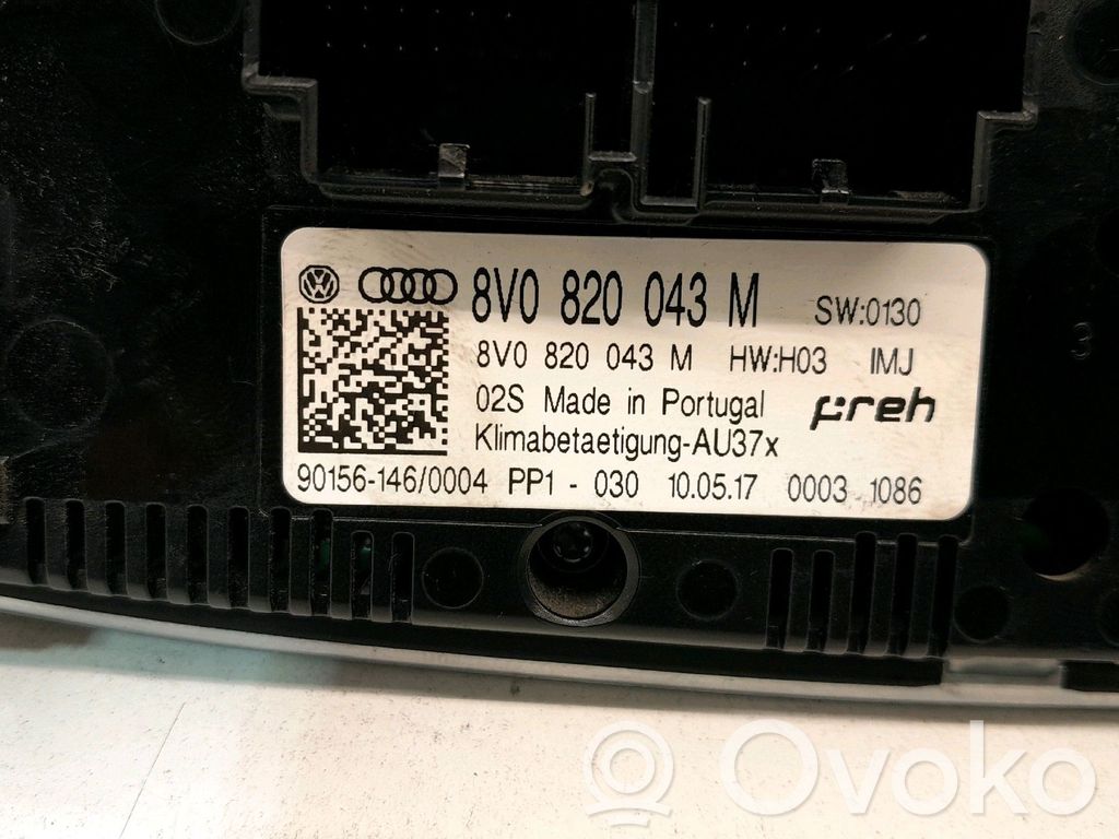 Audi A3 S3 8V Centralina aria condizionata/riscaldamento 