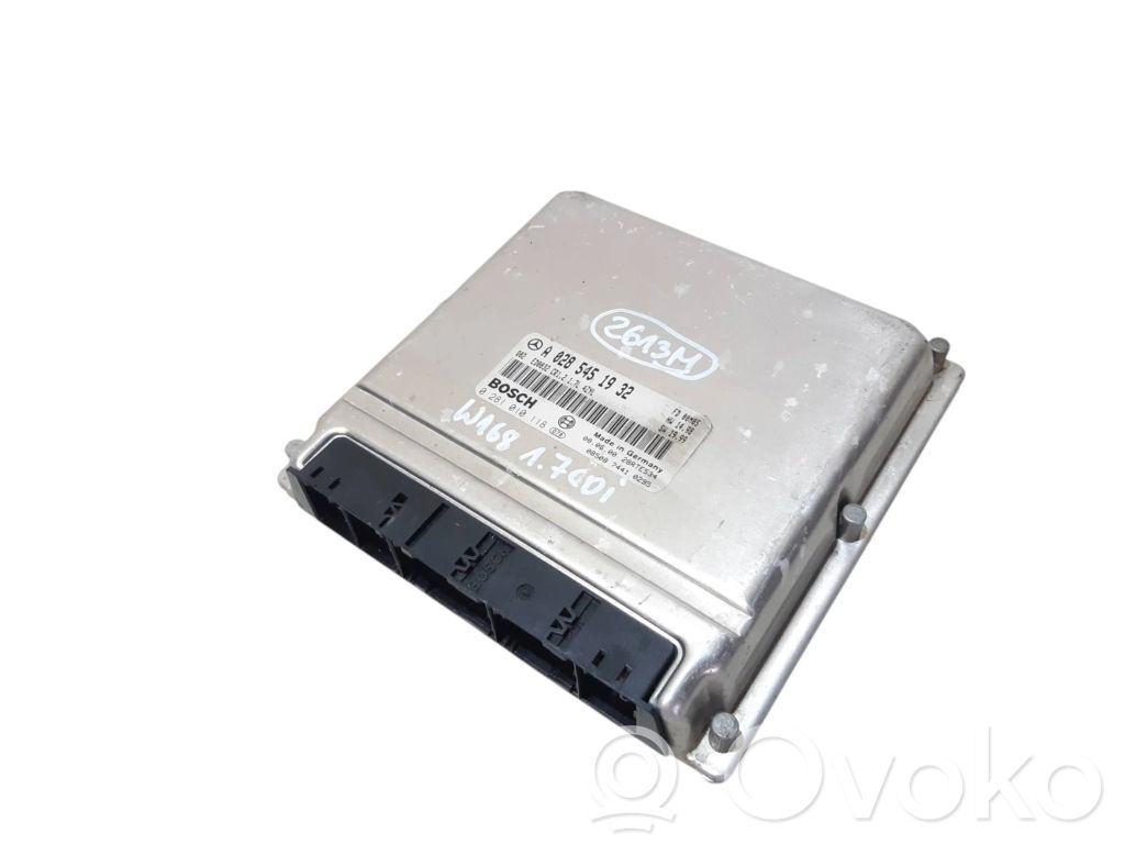 Mercedes-Benz A W168 Engine control unit/module 
