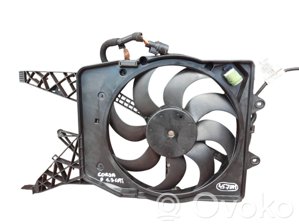 Opel Corsa D Elektrisks radiatoru ventilators 
