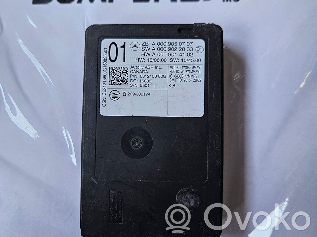 Mercedes-Benz E W212 Sensor de radar Distronic 