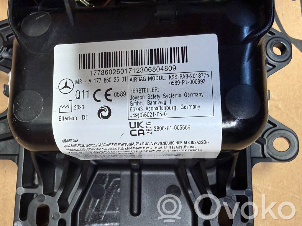Mercedes-Benz CLA C118 X118 Poduszka powietrzna Airbag pasażera 