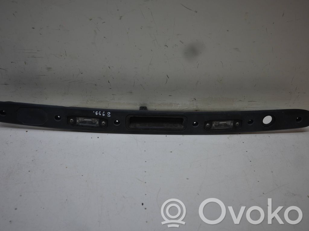 Volvo S60 Trunk door license plate light bar 