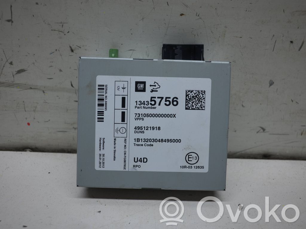 Opel Astra J Other control units/modules 