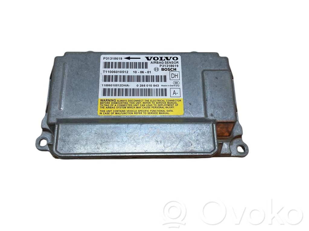 Volvo S60 Airbag control unit/module 