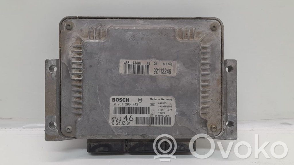 Peugeot 607 Sterownik / Moduł ECU 