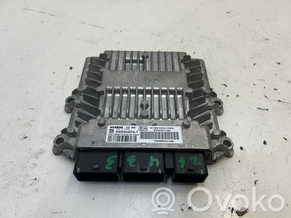 Engine control unit/module   SW9659211580,554802