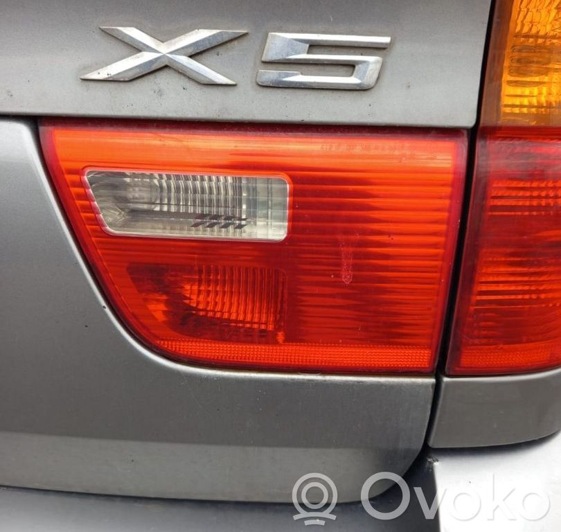 BMW X5 E53 Trunk door license plate light bar 