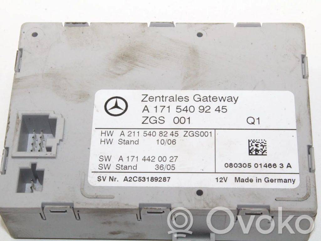 Módulo de control Gateway   A2115408245,A1714420027,A1715409245