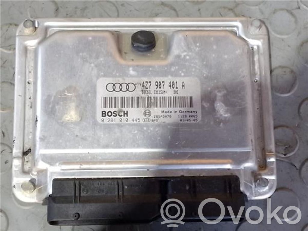Engine control unit/module ECU   4Z7907401A,281010445