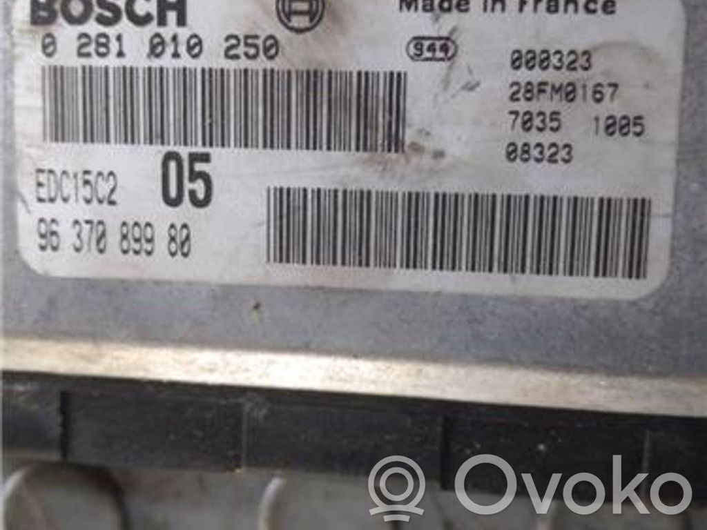 Peugeot 206 Engine control unit/module ECU 