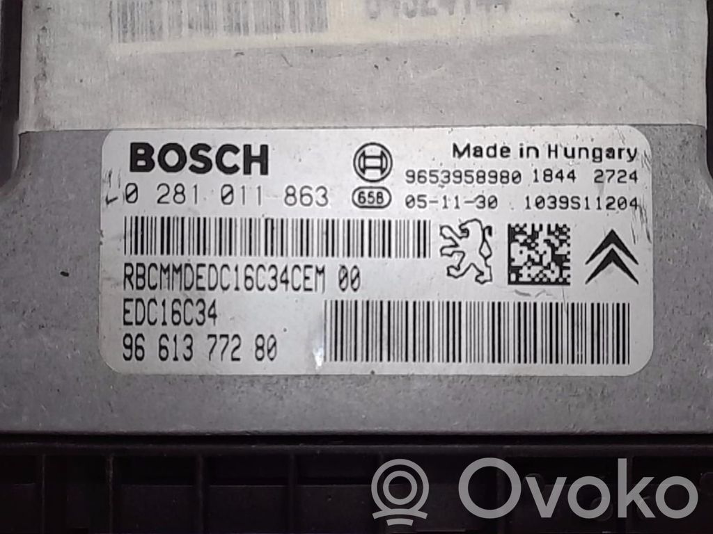 Peugeot 307 Engine control unit/module 