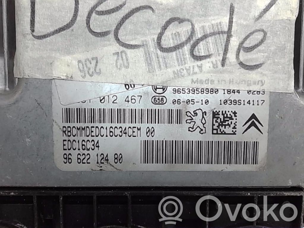 Peugeot 207 Engine control unit/module 