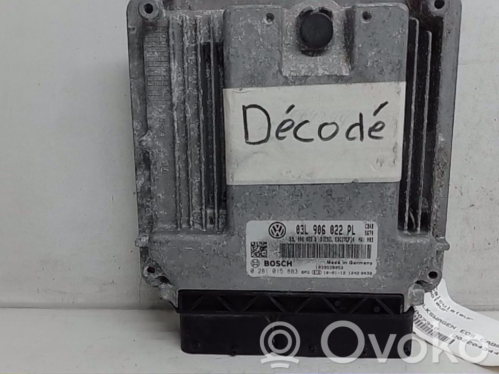 Volkswagen Eos Engine control unit/module 