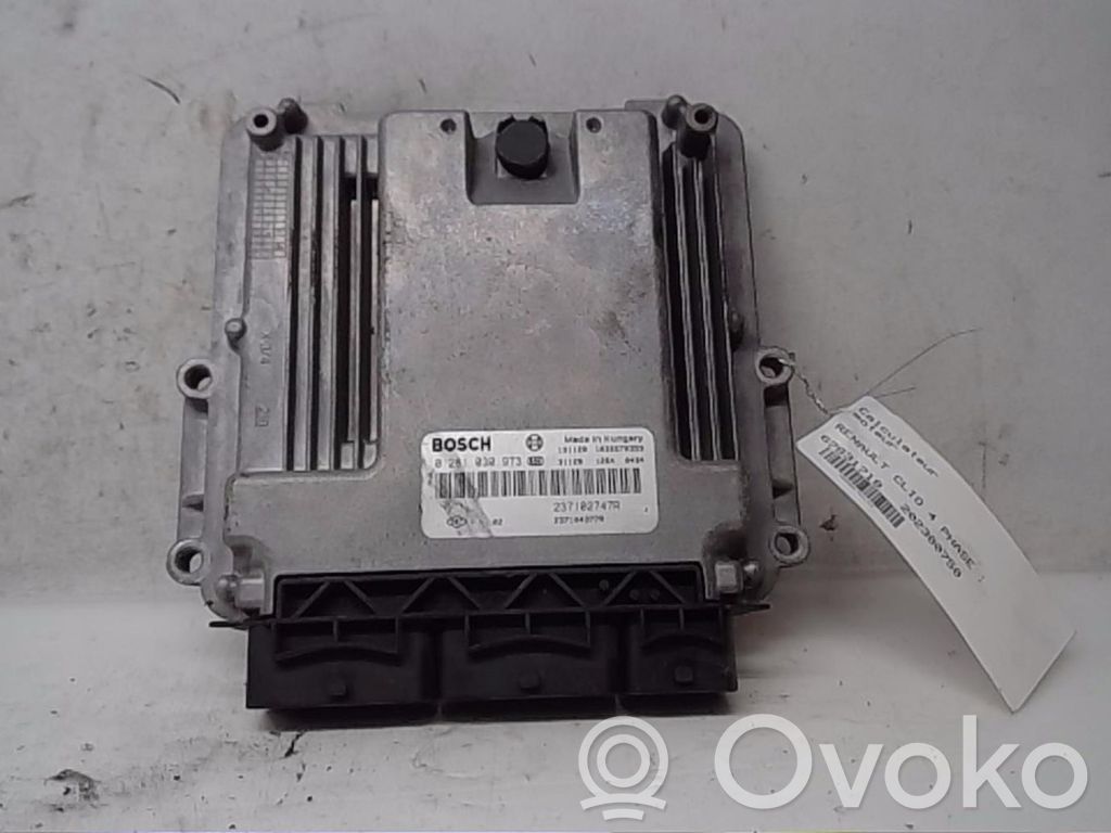 Renault Clio IV Engine control unit/module 