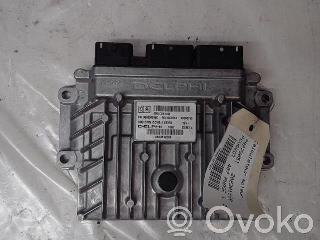 Peugeot 407 Engine control unit/module 