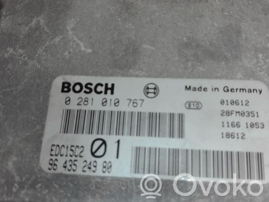 Peugeot 206 Unitate/modul de control motor 