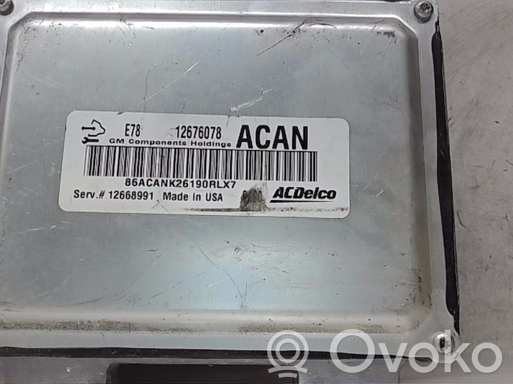 Engine control unit/module   12692200