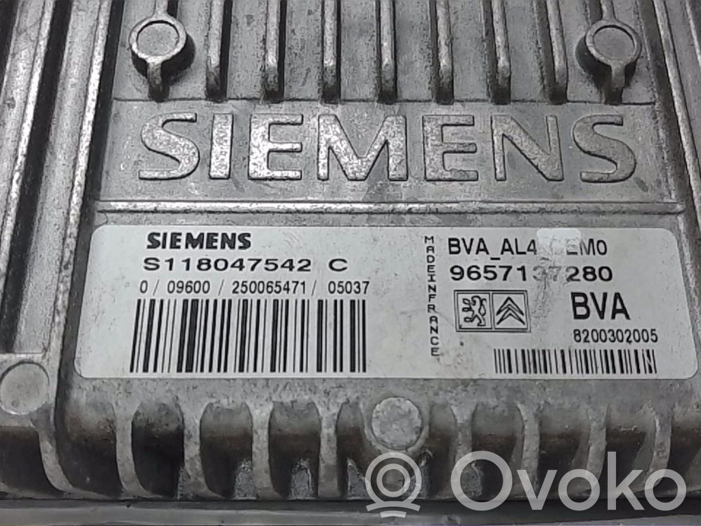 Peugeot 206 Sterownik / Moduł skrzyni biegów 