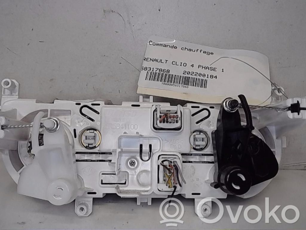 Renault Clio IV Climate control unit 
