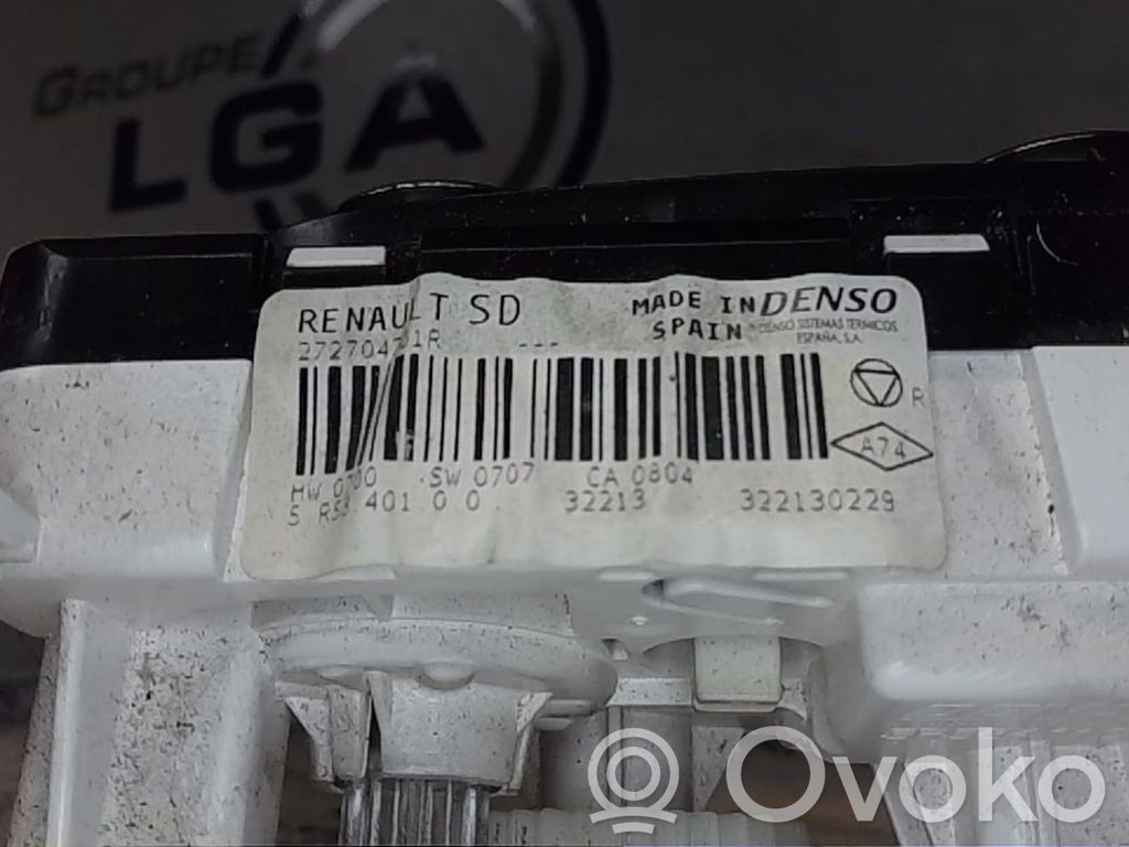 Renault Clio IV Climate control unit 