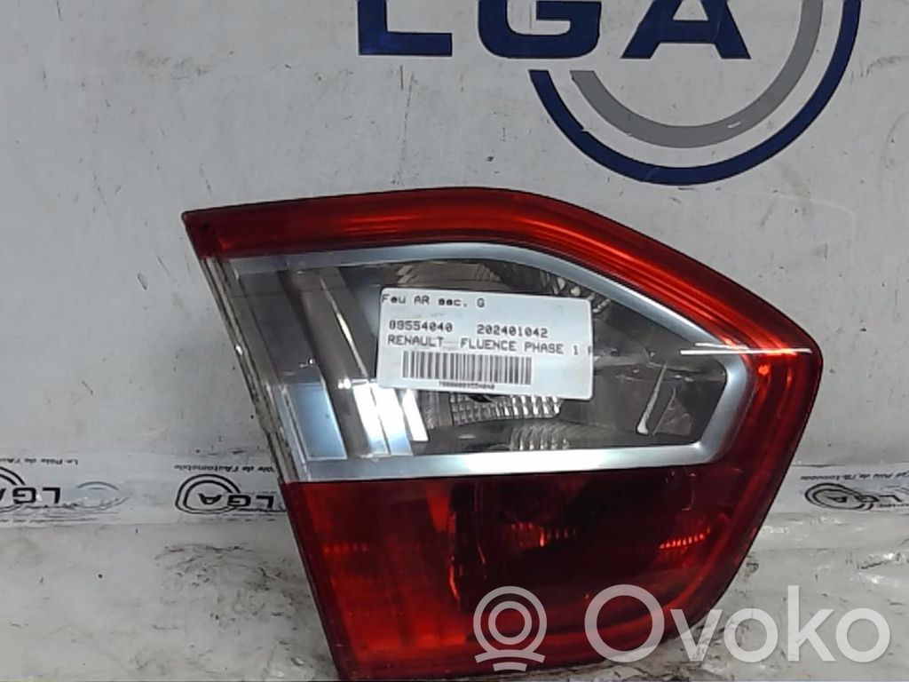 Renault Fluence Lampy tylnej klapy bagażnika 