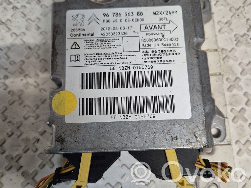 Citroen C3 Airbag control unit/module 