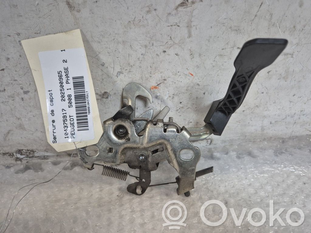 Peugeot 5008 Chiusura/serratura vano motore/cofano 