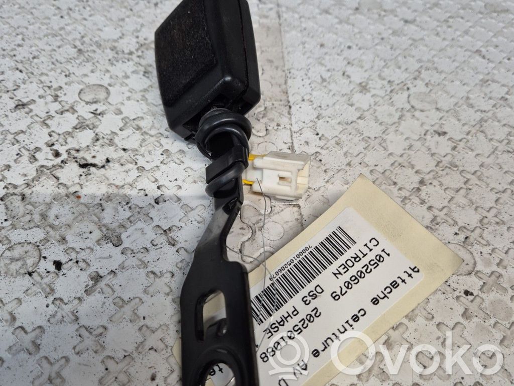 Citroen DS3 Fibbia della cintura di sicurezza anteriore
