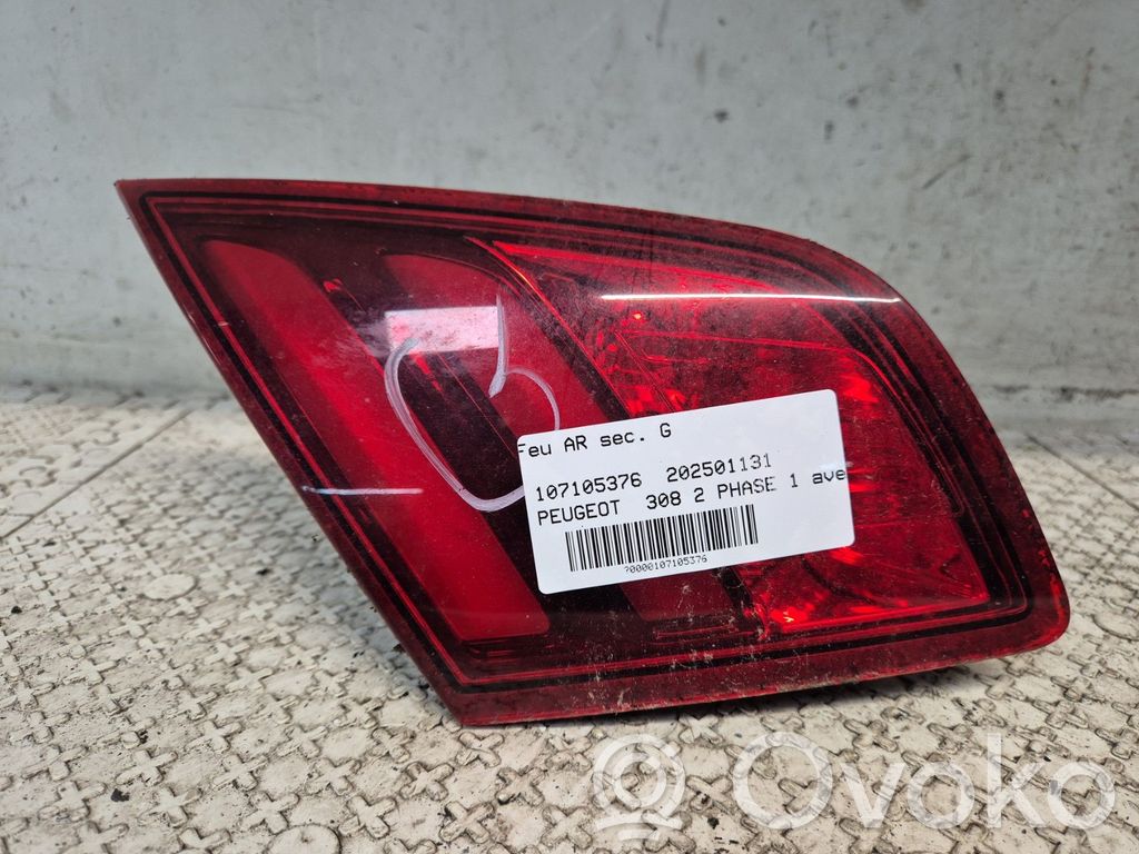Peugeot 308 Luci posteriori del portellone del bagagliaio