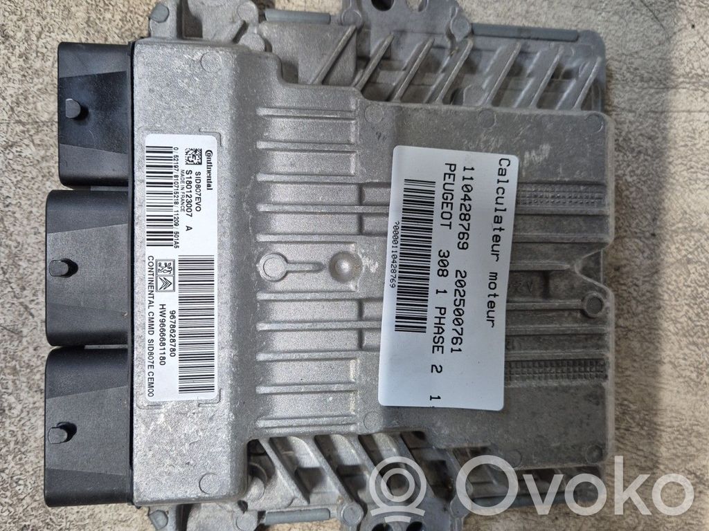 Peugeot 308 Engine control unit/module 