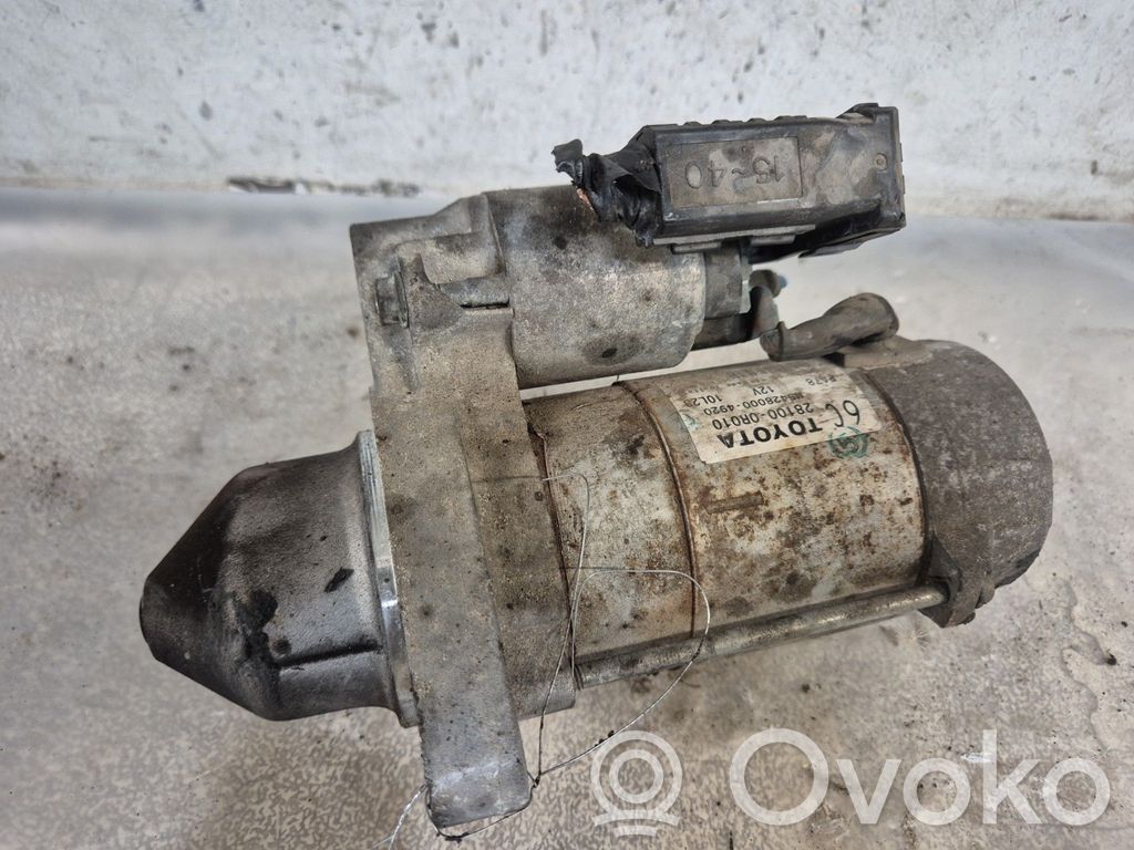 Toyota Verso Motor de arranque 