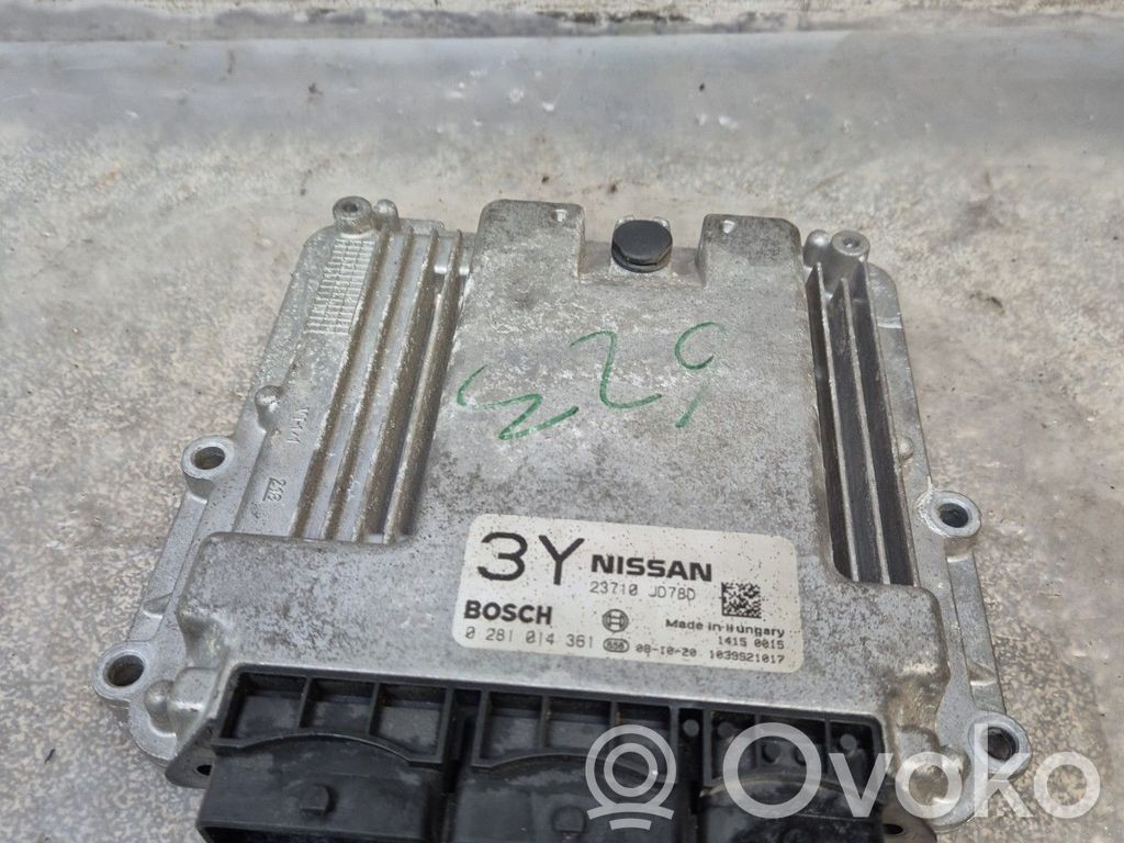 Nissan Qashqai Engine control unit/module 