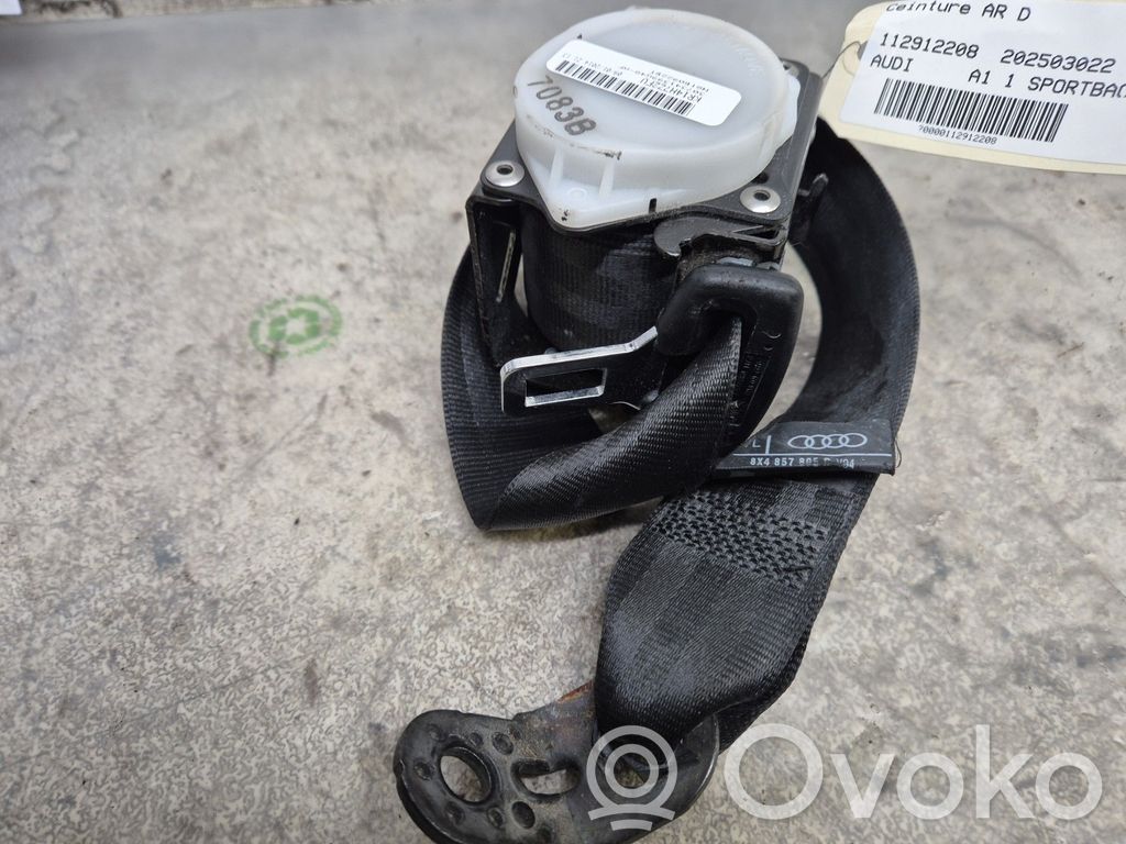 Audi A1 Cintura di sicurezza posteriore