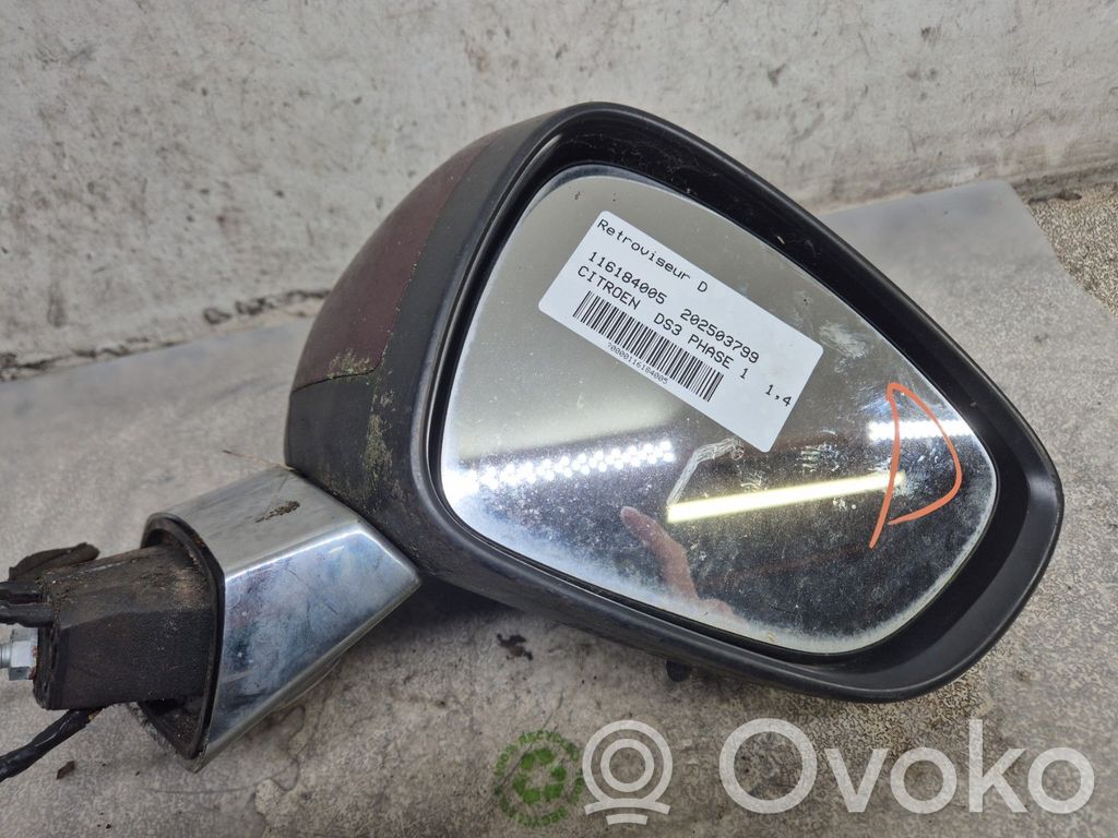 Citroen DS3 Espejo lateral manual 