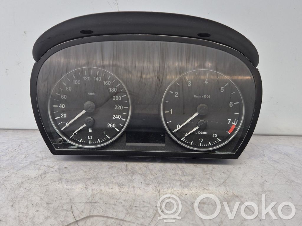 BMW 3 E90 E91 Speedometer (instrument cluster) 