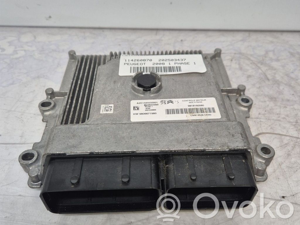 Peugeot 2008 I Engine control unit/module 