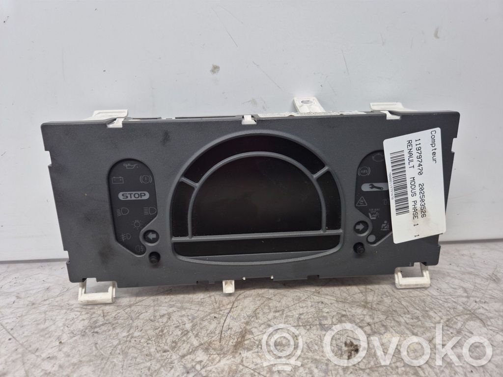 Renault Modus Speedometer (instrument cluster) 